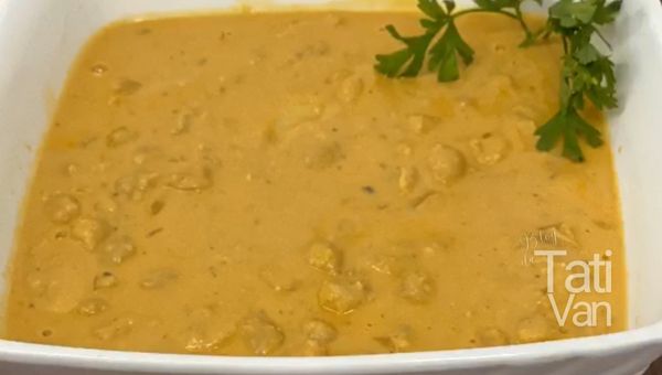 Strogonoff de Grão de Bico