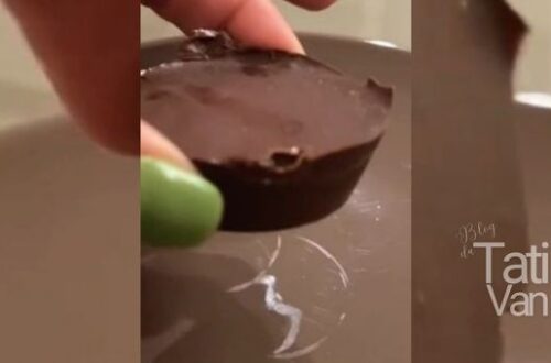 Docinho de Chocolate com Pasta de Amendoim