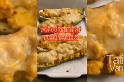 Abobrinha Recheada