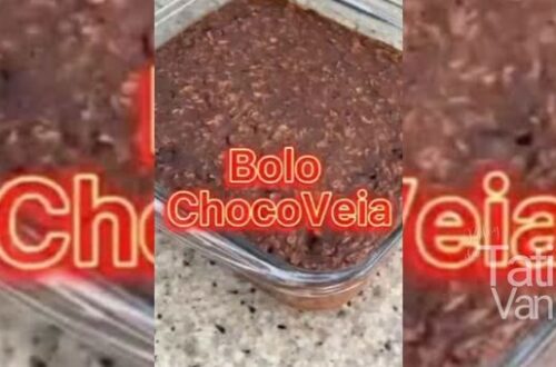 Bolo de Chocolate com Aveia