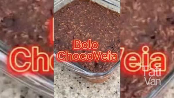 Bolo de Chocolate com Aveia