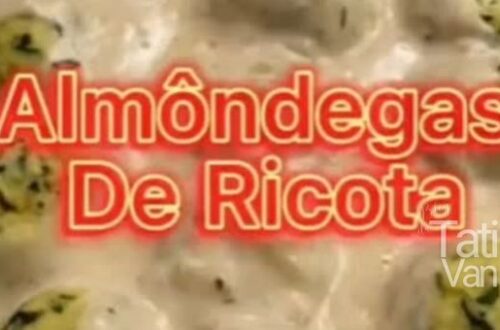Almôndega de Ricota