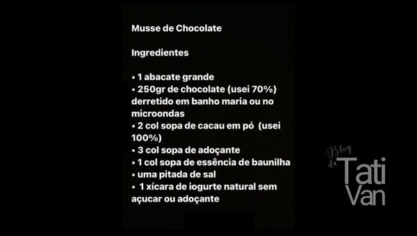 Mousse De Chocolate Ingredientes