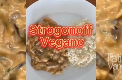 Strogonoff Vegano e Cetogênico