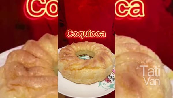 Bolo de Tapioca com Coco