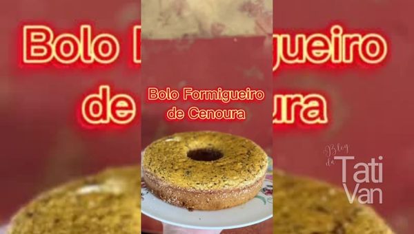 BOLO FORMIGUEIRO SEM GLÚTEN SEM LACTOSE - Receitas saudáveis com a