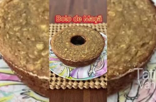 Bolo de Maçã lowcarb