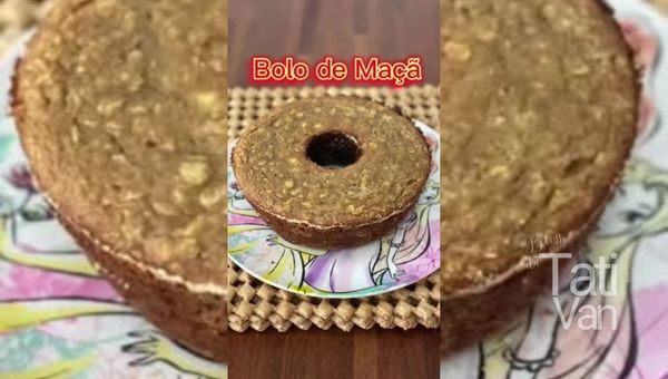 Bolo de Maçã lowcarb