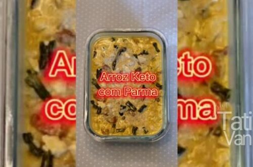Arroz Keto com Parma - Receita