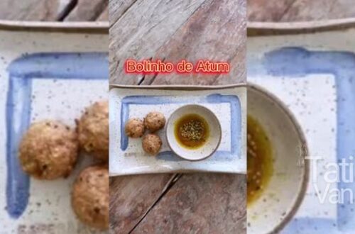 Receita de Bolinho de Atum