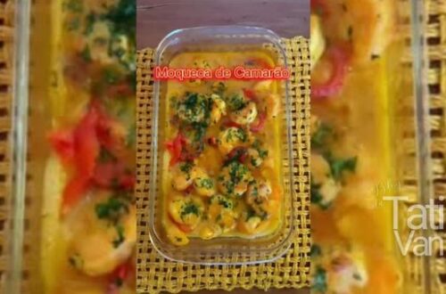 Receita de Moqueca de Camarão