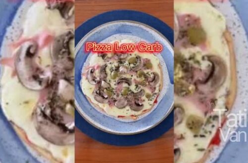 Receita de Pizza Low Carb