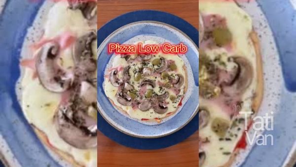 Receita de Pizza Low Carb