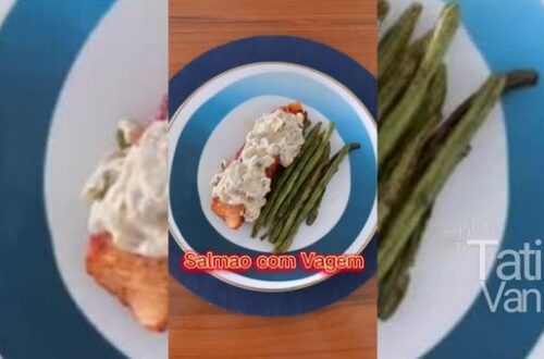 Receita de Salmão com Vagem