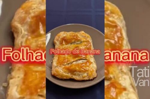 Folhado de Banana - Receita