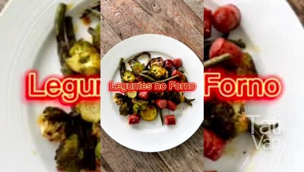 Legumes no Forno Uma Deliciosa Opção Vegetariana ou Cetogênica - Receita