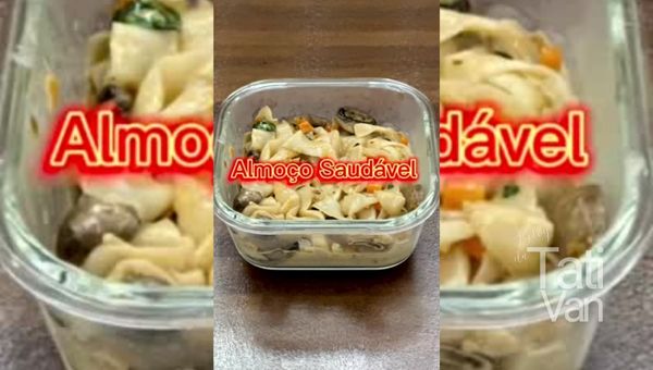 Receita de Papardelle de Legumes Almoço Saudável e Prático para Levar ao Trabalho