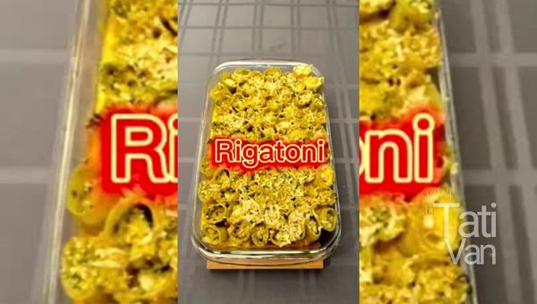 Rigatoni - Receita