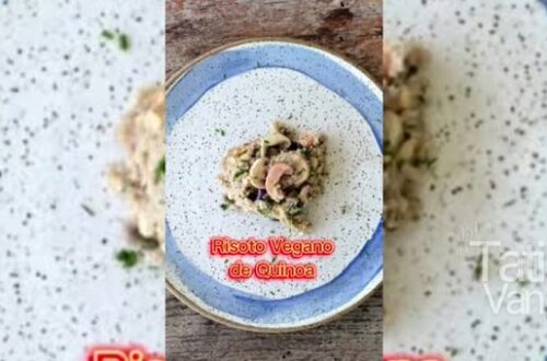 Risoto Vegano de Quinoa - Receita