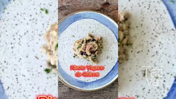 Risoto Vegano de Quinoa - Receita