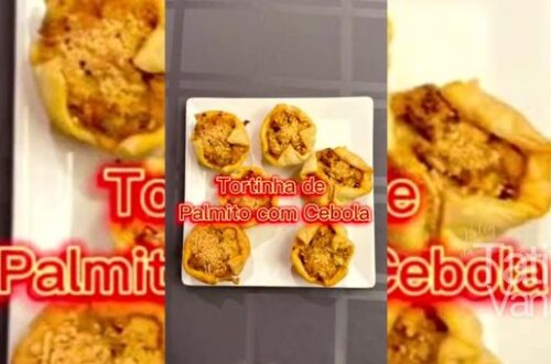 Tortinha de Palmito com Cebola - Receita