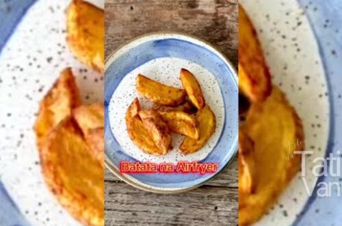 Batata na Airfryer - Receita