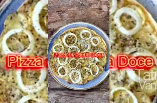 Pizza de Batata Doce - Receita