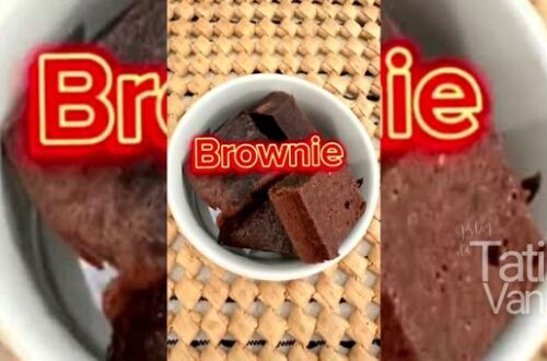 Brownie de Chocolate Saudável com Farinha de Arroz e Açúcar de Coco Receita Deliciosa e Fácil