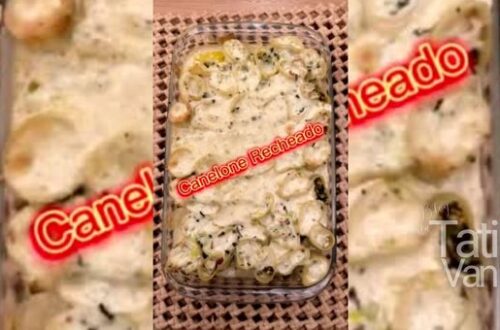Canelone Recheado Deliciosamente Irresistível com Espinafre, Ricota e um Toque de Trufa - Receita