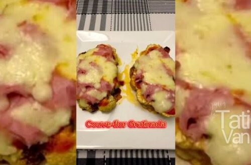 Couve-flor Gratinada Uma Explosão de Sabores e Texturas, Delícia! - Receita