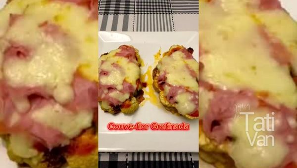 Couve-flor Gratinada Uma Explosão de Sabores e Texturas, Delícia! - Receita