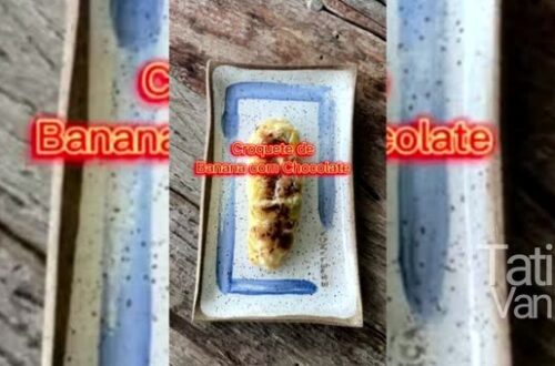 Croquete de Banana com Chocolate Uma Delícia Crocante e Divina! - Receita