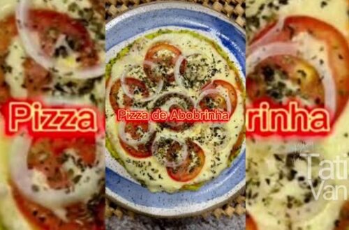 Deliciosa Pizza de Abobrinha Receita Saudável e Saborosa Cetogênica Low Carb!