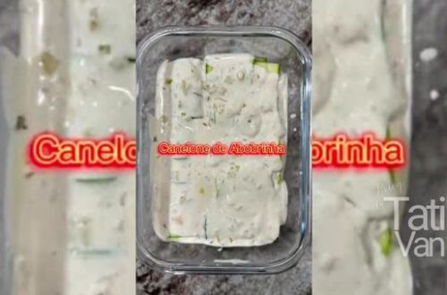 Receita de Canelone de Abobrinha Delicioso e Saudável Substituto de Massas