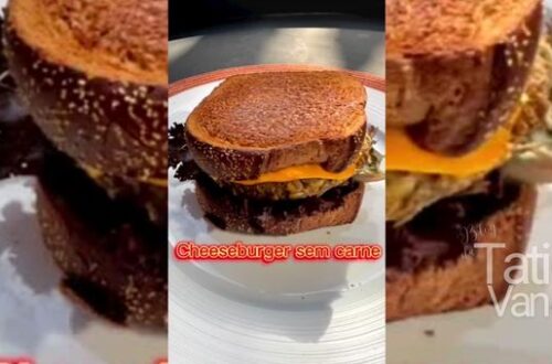 Receita de Cheeseburger de Lentilha Sabor Irresistível em Cada Mordida!