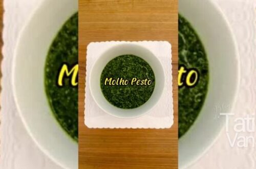 Molho Pesto Caseiro Receita Simples e Versátil para Peixes, Carnes e Massas