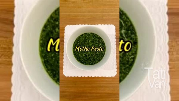 Molho Pesto Caseiro Receita Simples e Versátil para Peixes, Carnes e Massas
