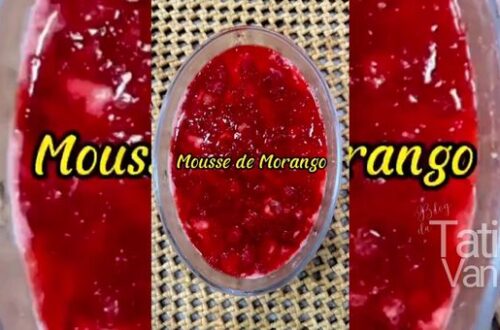 Receita Simples e Deliciosa Mousse de Morango com Passos Fáceis - Tati Van