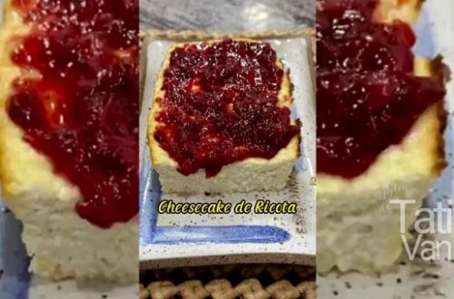 Receita de Cheesecake de Ricota Delícia Leve com Toque de Limão Siciliano - Tati Van