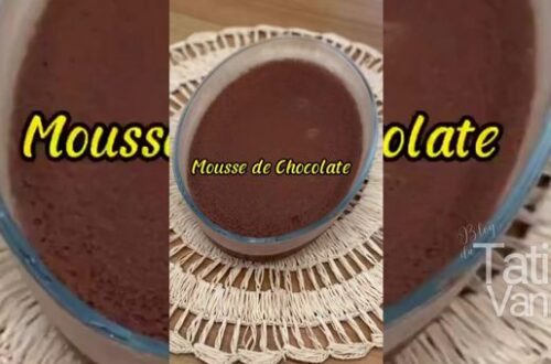 Receita de Mousse de Chocolate Sobremesa Deliciosa e Fácil de Preparar