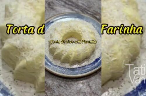 Torta de Coco Sem Farinha Receita Saudável e Prática para Sobremesa Fitness - Tati Van