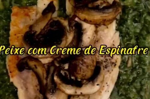 Receita Cetogênica de Peixe com Creme de Espinafre Delicioso e Saudável! - Tati van