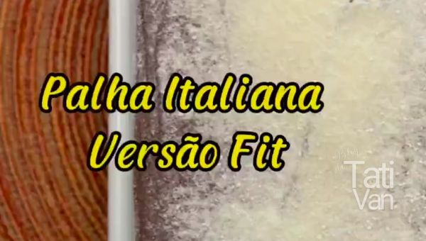 Receita Fit Palha Italiana com Chocolate 70%, Iogurte Grego e Maple Syrup - Sobremesa Deliciosa e Saudável - Tati Van