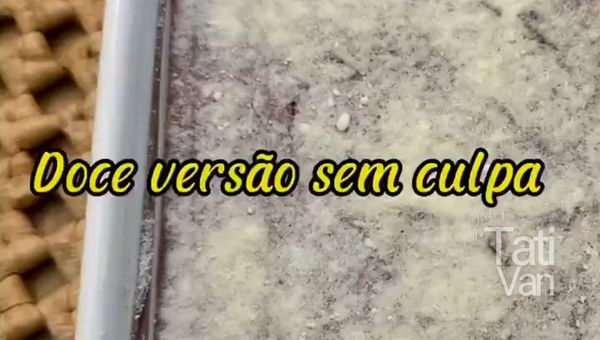 Sobremesa Low Carb e Proteica Receita Irresistível de 'Doce Versão Sem Culpa' com Chocolate 70% e Iogurte Grego - Tati Van