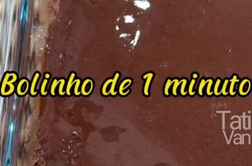 Bolinho de 1 Minuto Low Carb Receita Fácil e Rápida no Micro-ondas - Tati Van