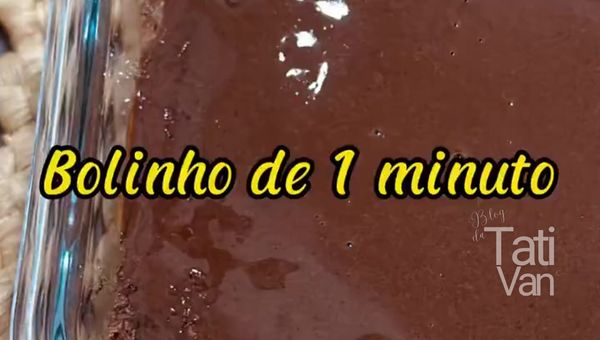 Bolinho de 1 Minuto Low Carb Receita Fácil e Rápida no Micro-ondas - Tati Van