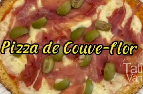 Pizza de Couve-flor Cetogênica Receita Deliciosa e Saudável para sua Dieta Keto - Tati Van