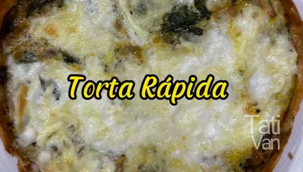 Torta Rápida e Saudável Receita com Berinjela, Cogumelos e Burrata - Tati van