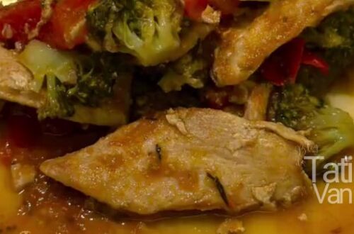 Frango Ensopado Simples Receita Saborosa com Vegetais e Molho Caseiro - Tati van