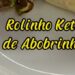 Rolinho Keto de Abobrinha - Receita Cetogênica - Tati van